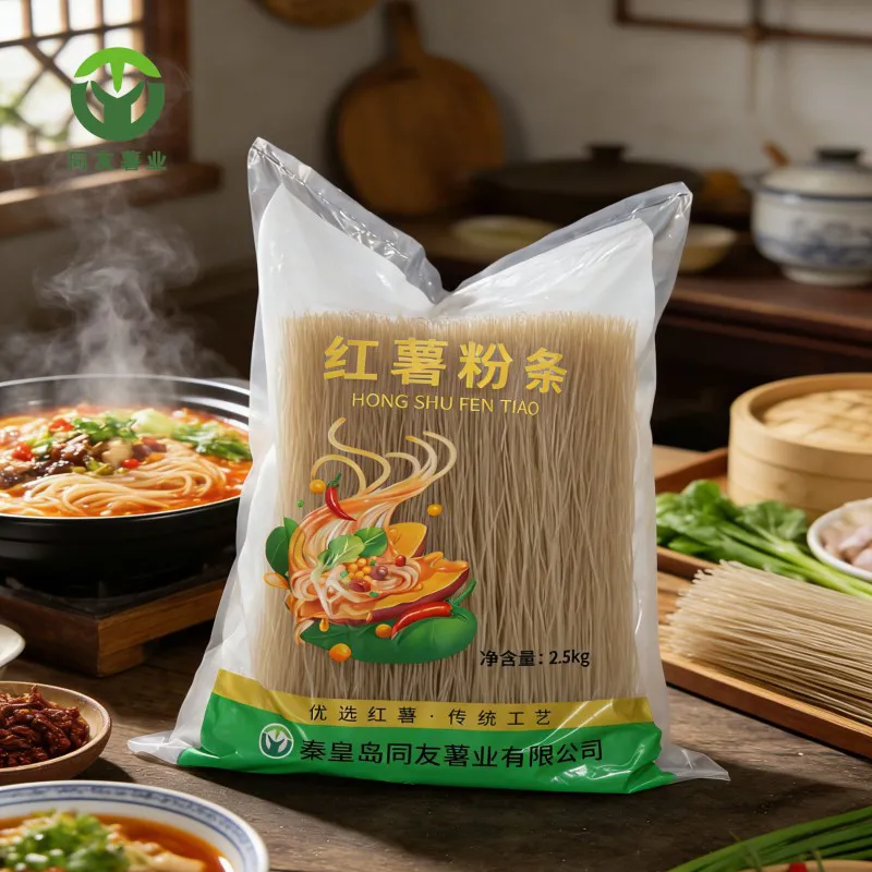 Makaron celofanowy ze słodkich ziemniaków w opakowaniu 2,5 kg Makaron celofanowy ze słodkich ziemniaków w opakowaniu 2,5 kg